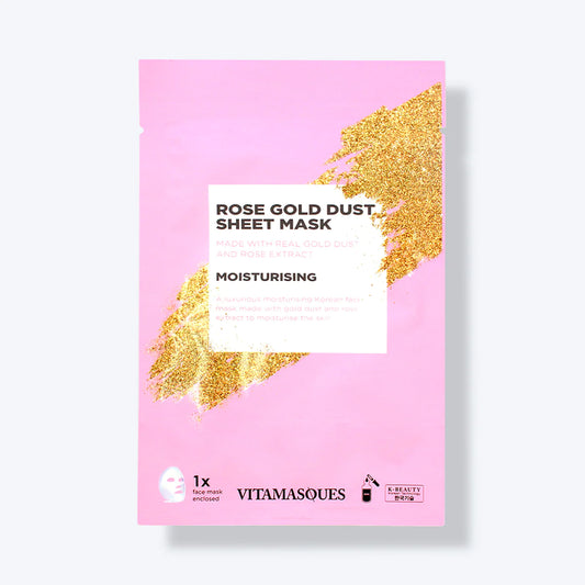 Vitamasques - Sheet Mask Rose Gold Dust